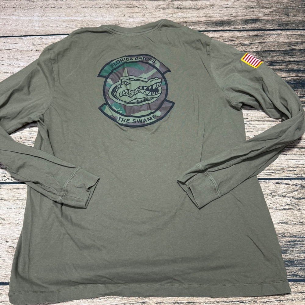 Jordan Long Sleeve T-Shirt Men Large Green Florida Gators OHT Military The Swamp - Picture 3 of 7